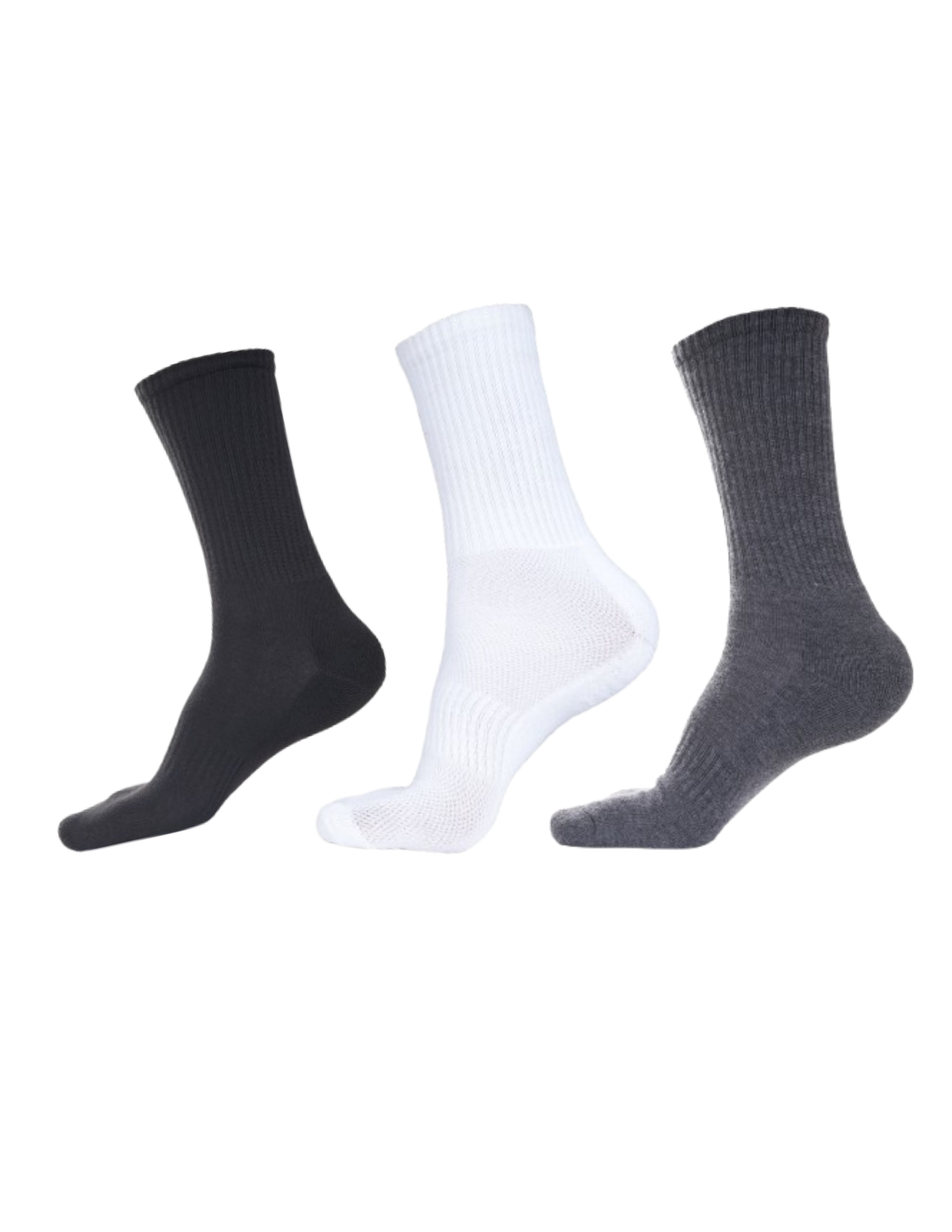 3 pair pack of Bunaayi Long Elastic Diabetic Freindly Socks