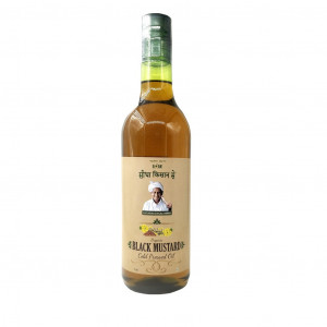 Sidha Kisan Se Natural Black Mustard Oil Cold Pressed (kali Sarso) 1ltr