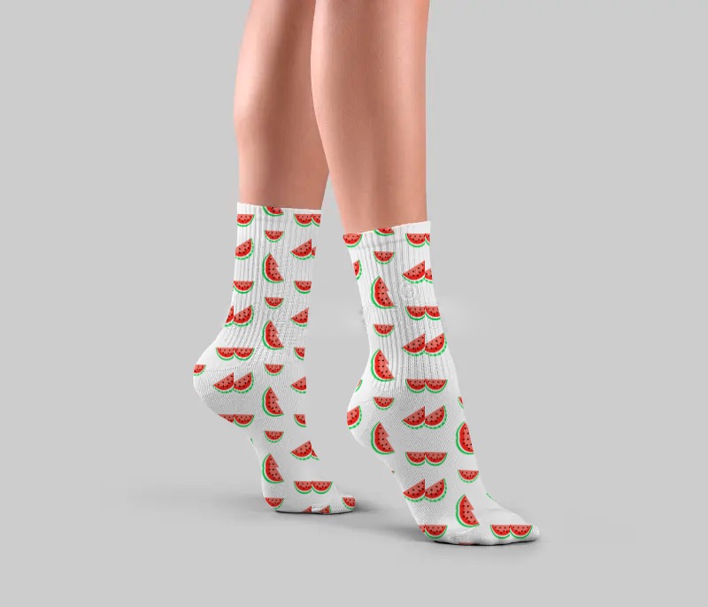 aMiHa THEME PRINTED SOCKS