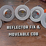 Reflector fix & moveable cob