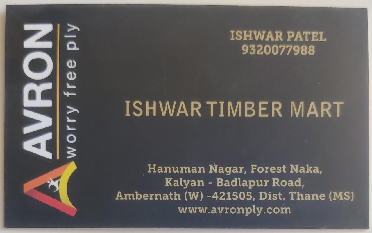 Timber, plywood, pvc materials